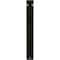 Ekena Millwork Legacy Wrought Iron Bracket, (Single center brace), Antiqued Pale Gold 1 1/2"W x 7 1/2"D x 10"H BKTM01X07X10SLEAPG - alternate 3
